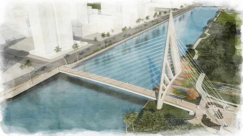 アラワイ運河に新しい橋を架ける計画