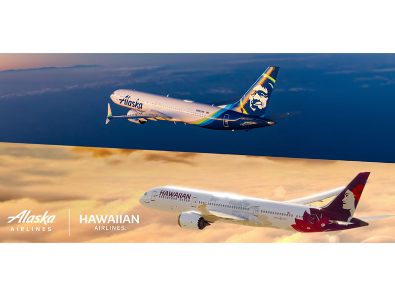 ハワイアン航空とアラスカ航空が経営統合